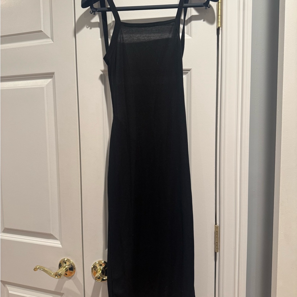 Black Low Back Strap Dress - NWT